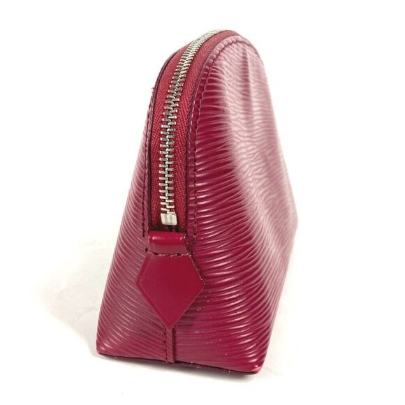 LOUIS VUITTON M40641 Epi Pochette Makeup pouch Cosmetic Pouch Fuchsia Pink Based - Picture 3 of 15